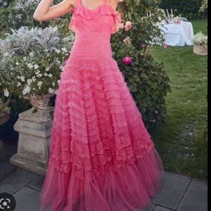 Loveshack Fancy Sharelle Dress Pink Passion 4